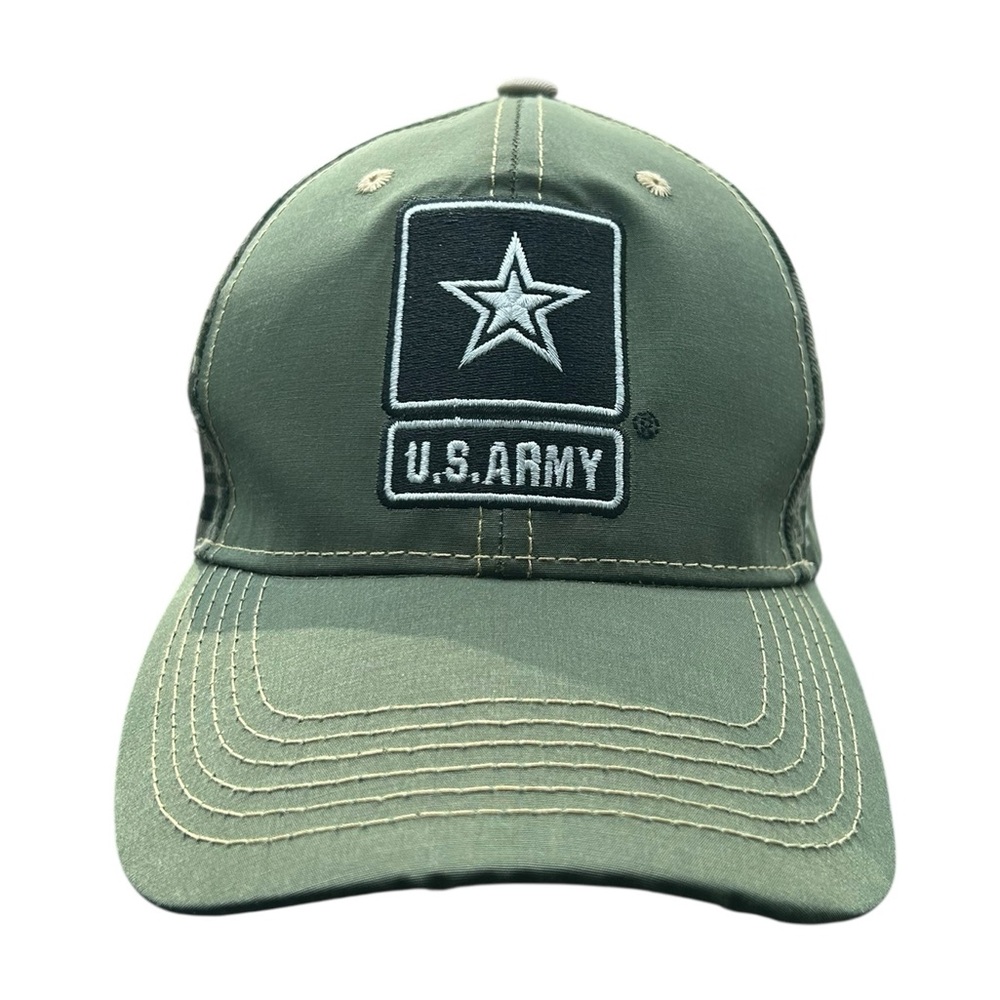 U.S. Army‎ Official Embroidered Adjustable Hat Cap Green Camo Military Logo